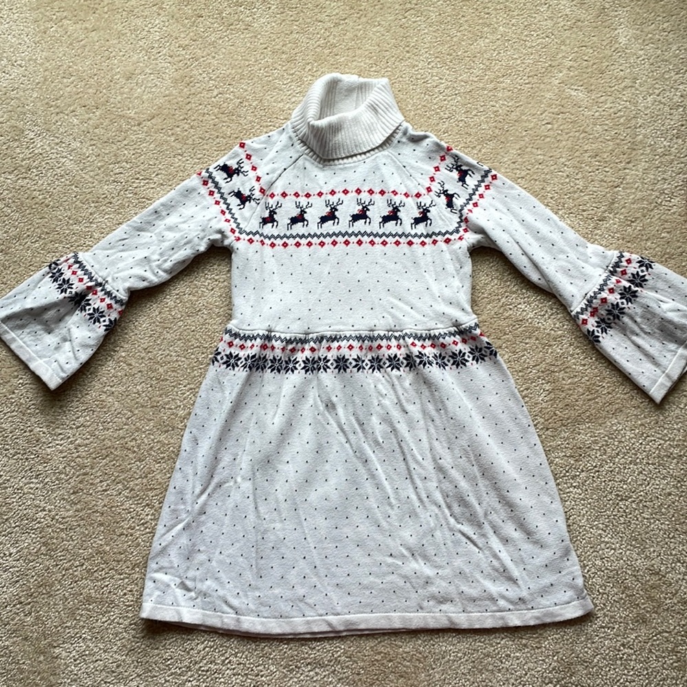 Christmas dress size 7 janie and jack
